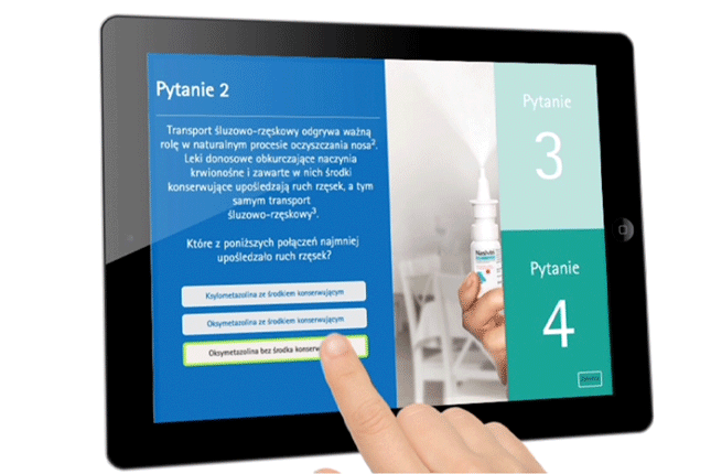 Aplikacja, quiz. e-learning. Aplikacja mobilna. Medycyna. Agencja-360-stopni